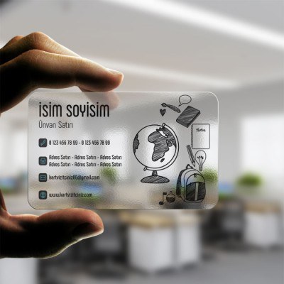 Şeffaf Kartvizit