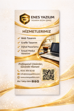 A7 Tek Yön Broşür Basımı - Ekonomik El İlanı - 3