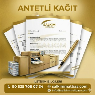 Kurumsal Antetli Kağıt Baskı – 1. Hamur Yüksek Kalite - 3