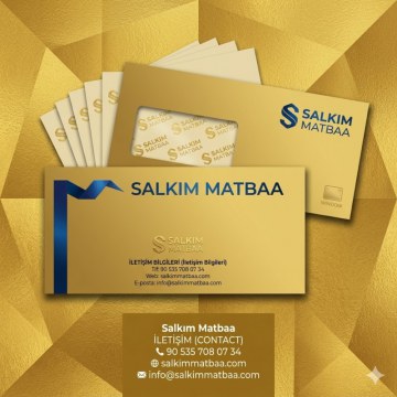 Diplomat Zarf Baskı | Kurumsal Logo Baskılı Zarf - Salkım Matbaa - 3