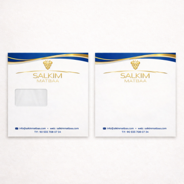 Diplomat Zarf Baskı | Kurumsal Logo Baskılı Zarf - Salkım Matbaa - 2