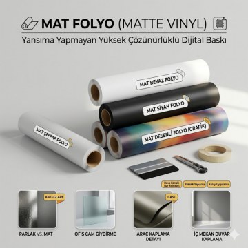 Mat Folyo Baskı Fiyatları ve Modelleri