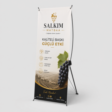 X Banner – Taşınabilir Gergi Reklam Panosu